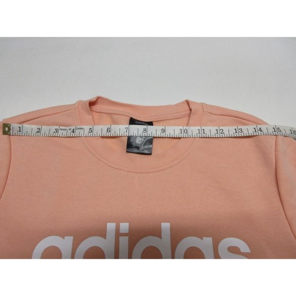Adidas women's essentials basic front print crew neck sweatshirt S‎ - Picture 10 of 11
